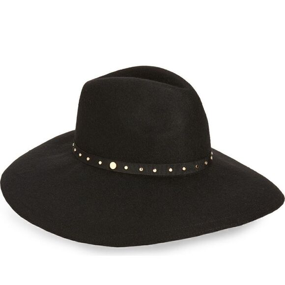 Ted Baker London Accessories - Ted Baker London Wool Hat with Stud Detailing